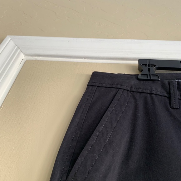 Talbots Relaxed Chino Black Pants Sz.12 Relaxed Leg Ankle Length Below Waist New - Picture 2 of 9